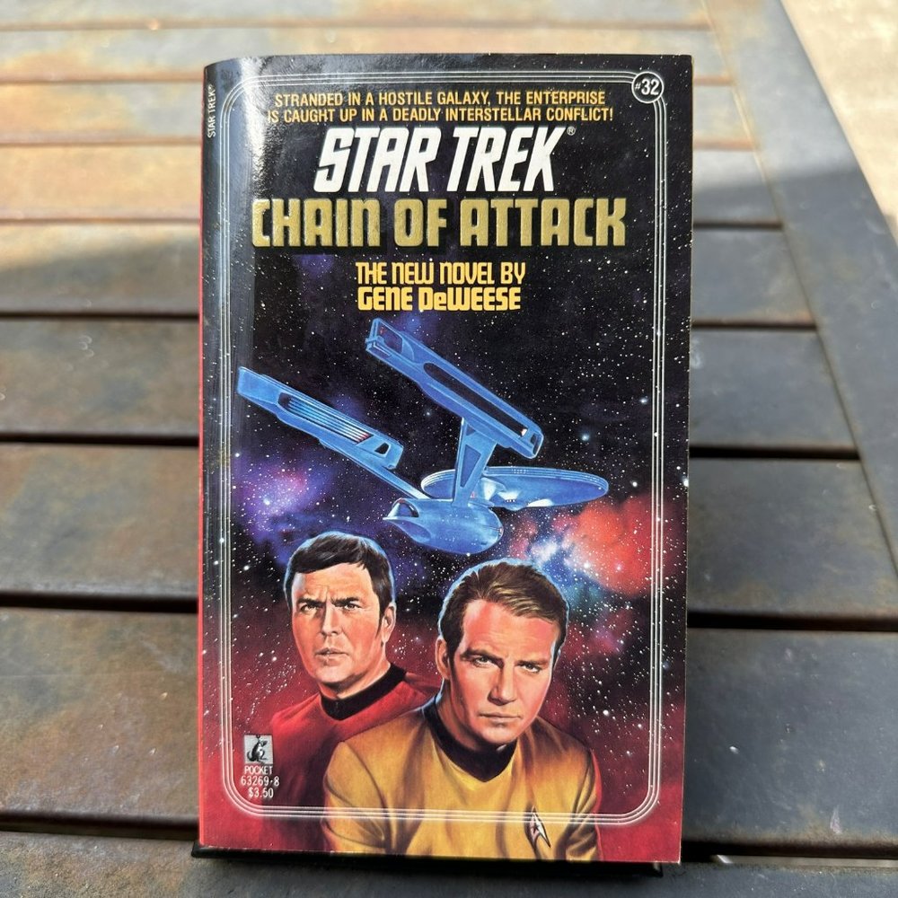 Star Trek - Chain of Attack Paperback Book - 1st Printing - 1987
